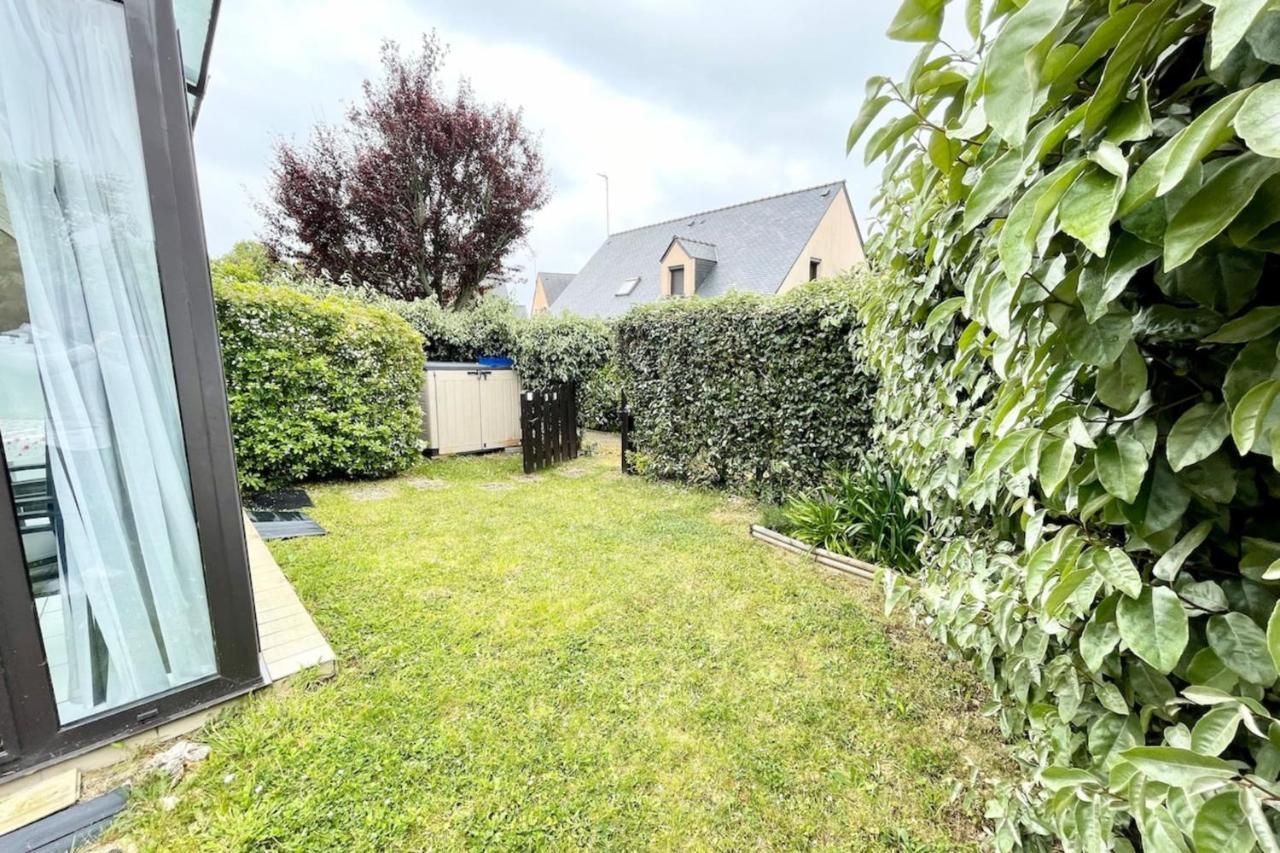 Charmante maisonnette À 2 pas des plagesPiscine Guidel Exterior foto
